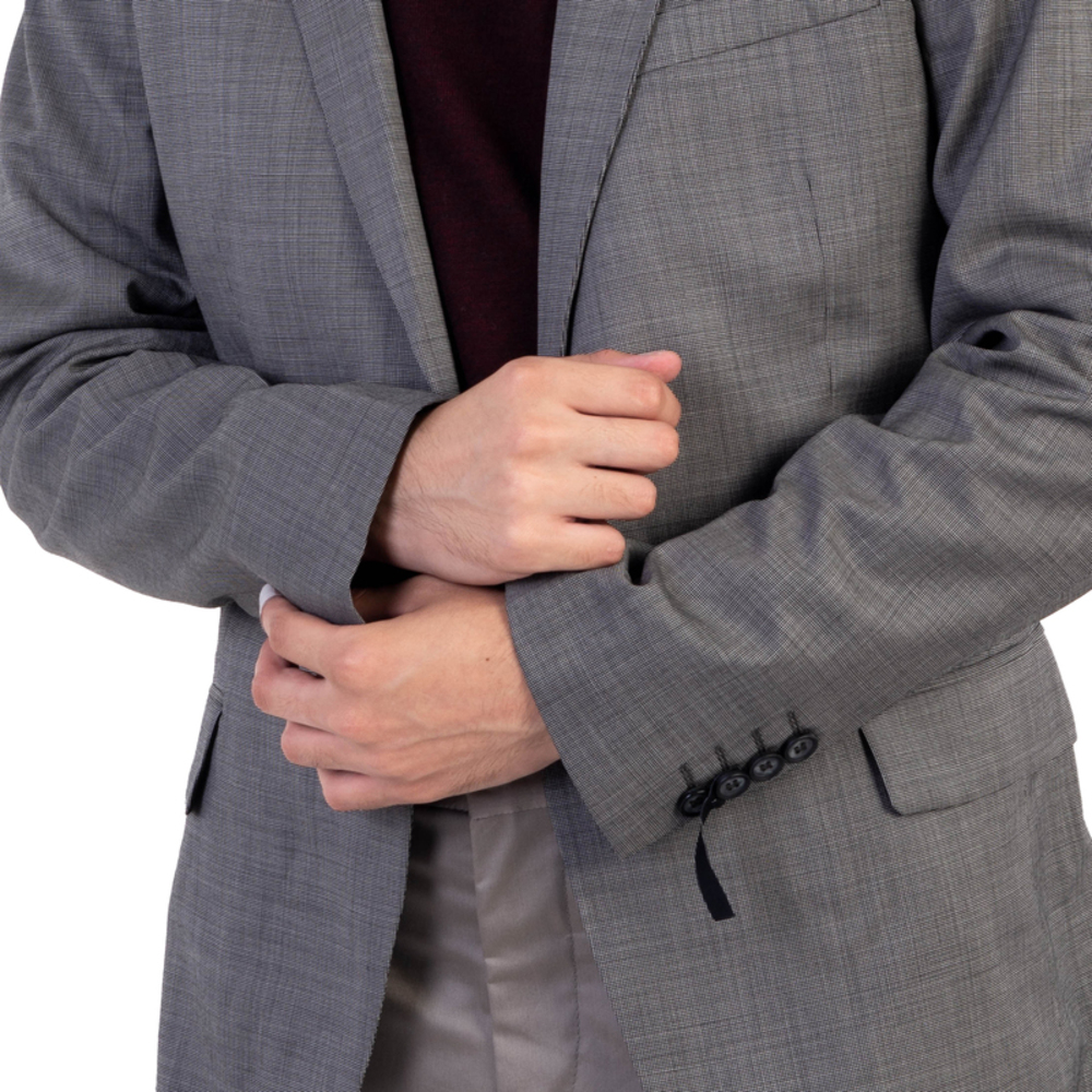 NETWORK GRAY DOUBLE-BREASTED | MENS SIZE XXL